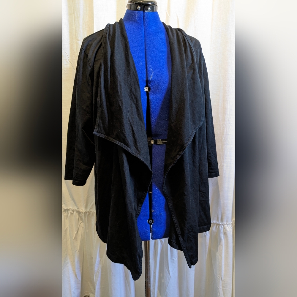 E St. Johns Bay 2X open front cardigan like new